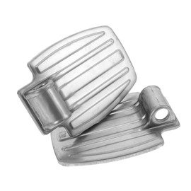 OHPHCALL Wheelchair Footplate Accessories Sturdy Metal Footrests Easy Replacement for Wheelchair Parts Suitable for Elderly