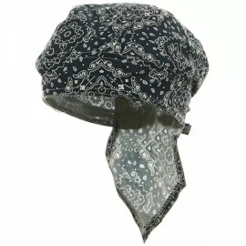 BCAH BLUE Cotton Bandana Cap Du Rag Hair Wrap Motorcycle Do Dew Doo Chemo Head Scarf