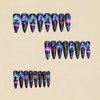 Hallowee Press on Nails Stiletto Fake Nails Long False Nails