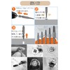 YFFSFDC Screw Extractor, Set of 5, Screw Removal, Broken Screws,