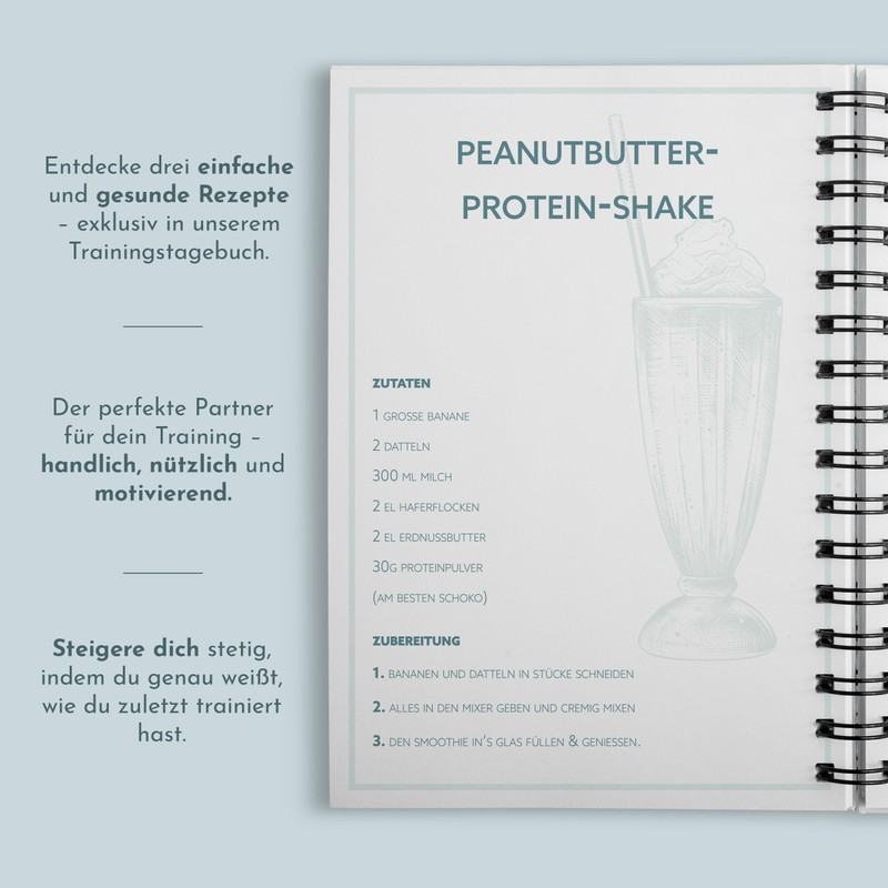 Training Diary Strength Training II Fitness Diary in DIN A5