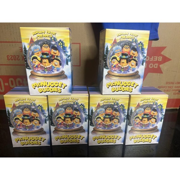 McDonald's KERWIN FROST McNUGGET BUDDIES Figurines Set All 6 New