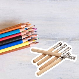 BQLZR Odd Head Art Pencil Lengthening Lengthener Pencil Extender Holder Adjustable Dual Head Art Writing Hobby Tool Color Random Pack of 5