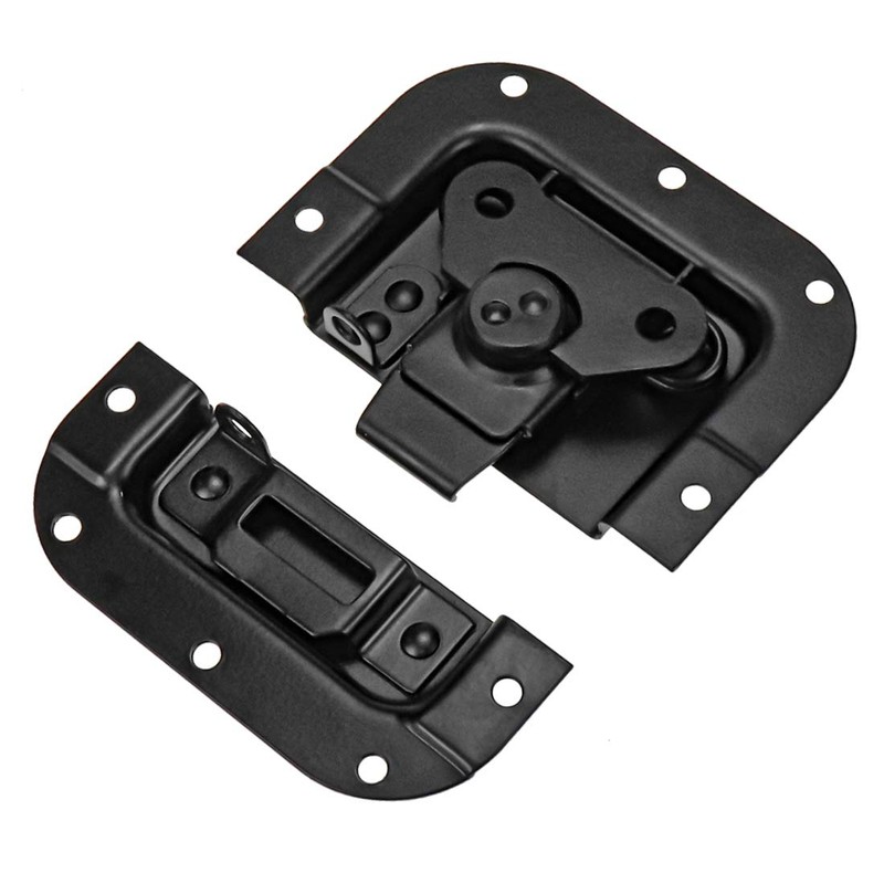 Semetall 2 Pack 4.4x4.1 Inch Heavy Duty Metal Spring Loaded