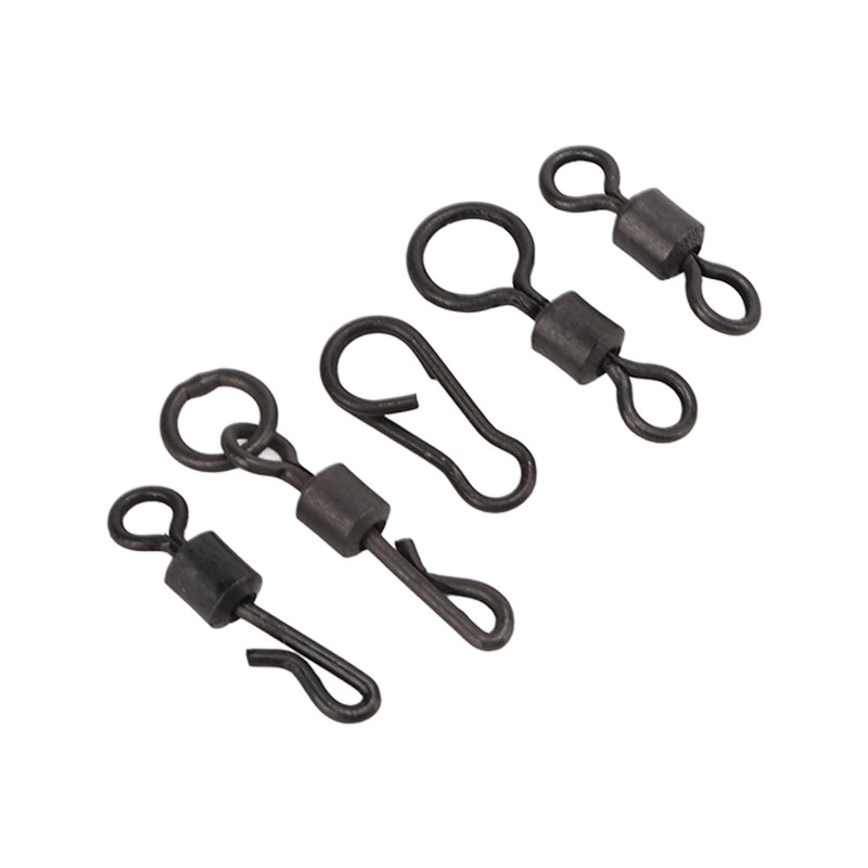 150pcs Fishing Barrel Bearing Rolling Swivels Kit Winding Resistance Stainless