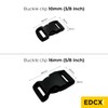 EdcX Plastic Side Release Buckle | 10, 15 and 20