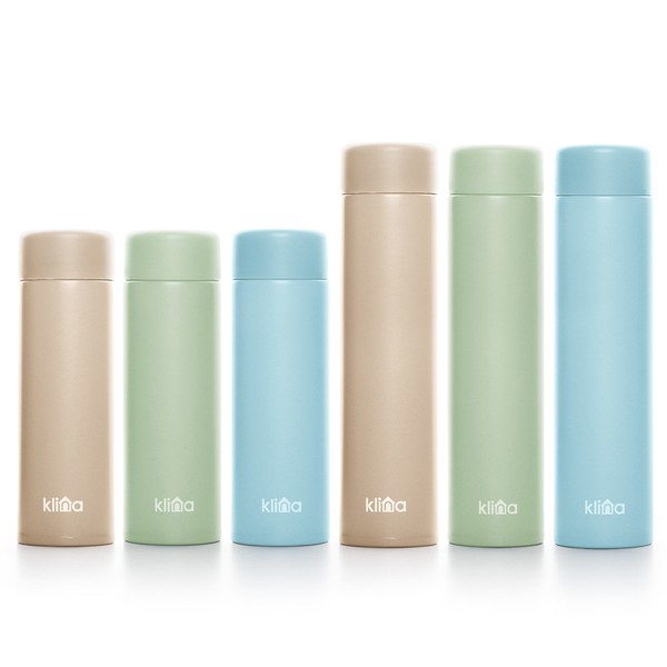 CLINA (1+1) Insulated stainless steel pocket mini tumbler 150ml 200ml,