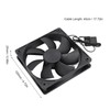 120mm Computer Case Fan, 3000RPM 2pin Dual Ball Bearing PC