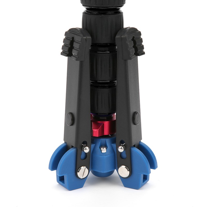 C-333+M-1 Carbon Fiber Portable Outdoor Telescopic Monopod Tripod Mountaineering Cane
