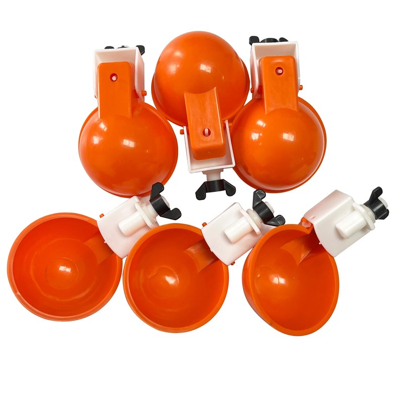 Fayemint Pack of 6 Chicken Drinkers, Automatic Poultry Drinkers, Plastic