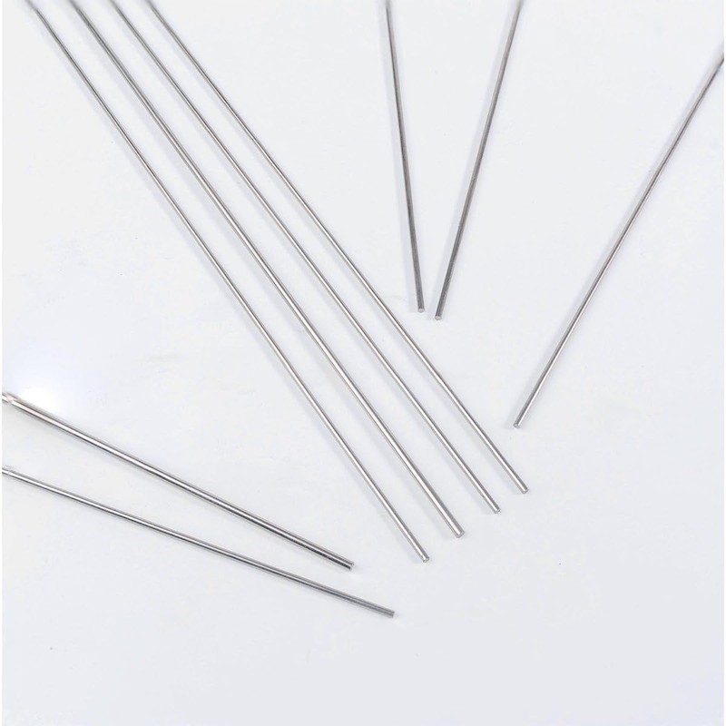 winova 10pcs 304 Stainless Steel Round Rod Solid Shaft Rods