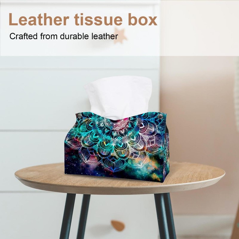 2 Pack Tissue Box Cover Holder, Spanish Dance Girl Rectangle