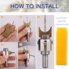 Wooden Bead Maker Drill Bit - 18Pcs 14-25mm Carbide Wood