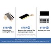 BUILDMART - 10x6 Modern AC Vent Cover - Decorative Black