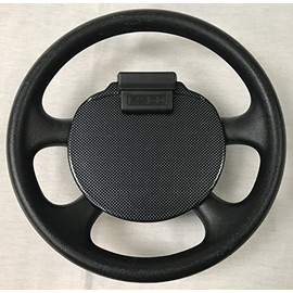 GMT Inc E-Z-Go TXT Steering Wheel Scorecard Cover in Carbon Fiber (Will ONLY FIT Round SCORECARD Holder) (Will NOT FIT RXV CARTS