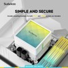 Sudokoo NEXAURA 240 White Liquid CPU Cooler: 240mm AIO CPU