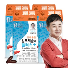 Real Doctor Milk Thistle, which is good for the liver, plus liver nutritional supplement Silymarin, 9 types of multi-functional 30 capsules, 4 pieces / 리얼닥터 간에 좋은 밀크씨슬에 플러스 간영양제 실리마린 9종복합기능성 30캡슐, 4개