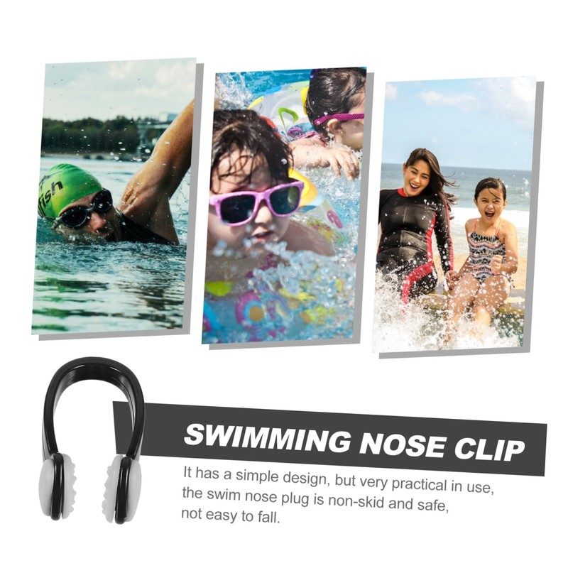 PACKOVE Silicone Swimming Nose Clip Slip Design for Adults Comfortable