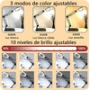 Lupa con Luz LED 10X JEERISE JXL-LEDFDJ16 y Base Ajustable