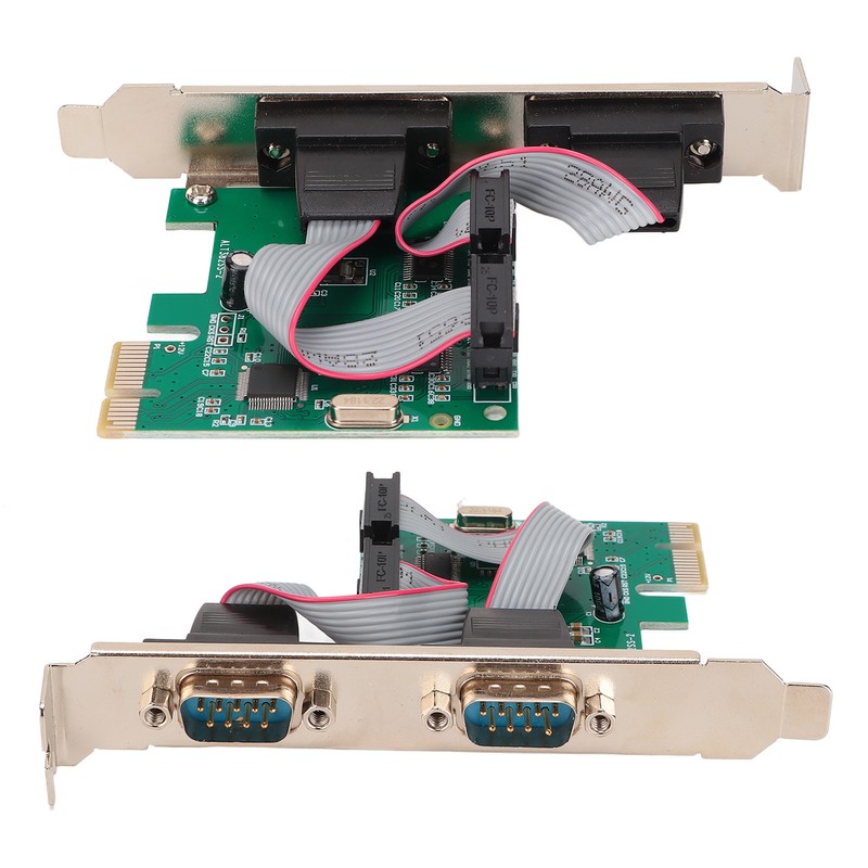 Pcie Expansion Card PCIE Serial Card Computer Desktop COM Port