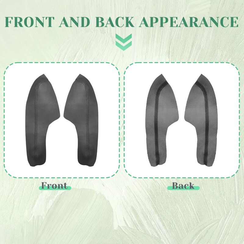 VKGUG 2PCS Front Door Panel Armrest Cover Replacement Compatible with