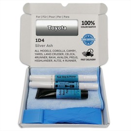 Genuine Colors Paint Pen Silver Ash 1D4 Compatible / Replacement for Toyota Silver