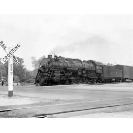 Santa Fe Railroad Locomotive #3704, 8x10 Limited Edition Philip C. Johnson Print