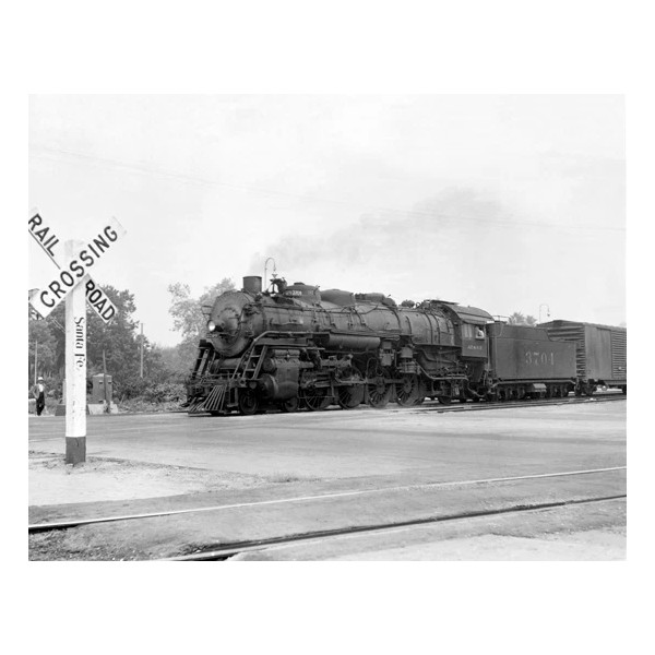 Santa Fe Railroad Locomotive #3704, 8x10 Limited Edition Philip C.