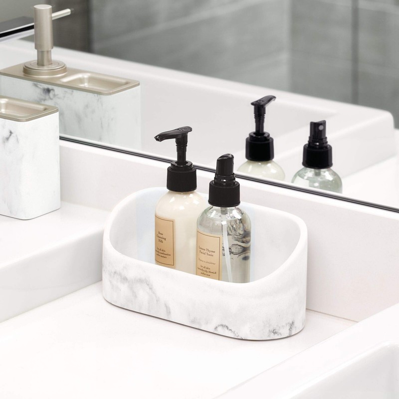 iDesign Dakota Makeup, Countertop, VanityMakeup and Cosmetic Storage Bathroom, 7.89"