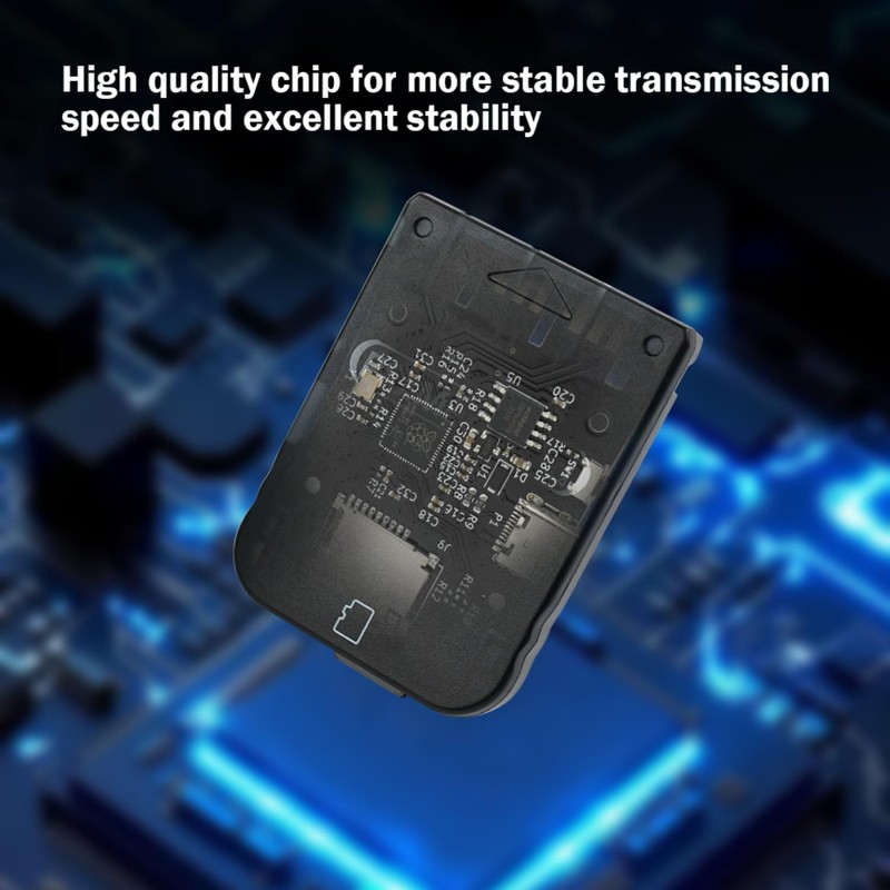 BITFUNX PSxMemCard PS1 Memory Card - Supports Firmware Upgrade, Saves
