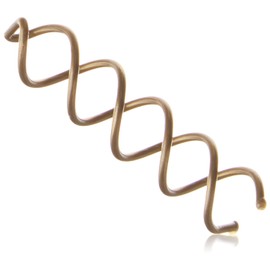 Pretty Hair Spiral Grip, Golden - Pack of 2