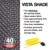 ShadePro - 13' x 7' Grey Zipless Vista Shade -