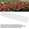 Acrylic Flower Vase Rectangular Long Clear Floral Centerpiece Votive Box