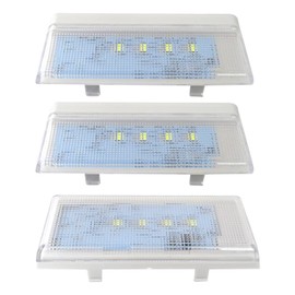 2Pcs W10515057 Auxiliary and 1pc W10515058 Main Ceiling LED Light Set for Kenmore 10641159212 10651133210 10651792412 10651132213 by BLUE ELF