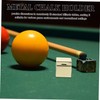 Abaodam Billiards Chalk Holder Durable Slip Chalk Cube for Pool