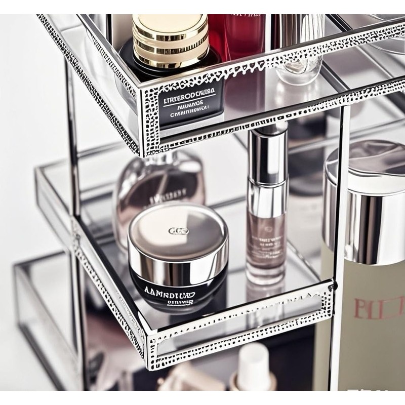 Hersoo 360 Degree Rotation Cosmetic Organizer -Premium Makeup Storage with