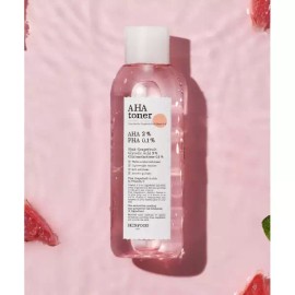 SKINFOOD ？？각질케어 대란템？？ 핑크자몽 아하 토너 (전용솜 ) SKINFOOD Exfoliating Care Essential Pink Grapefruit AHA Toner (Special Cotton) [Pink Grapefruit AHA Toner]