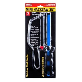 2pcs Hacksaw Mini Stainless Steel Set 24cm Mini Hacksaw Junior Hacksaw