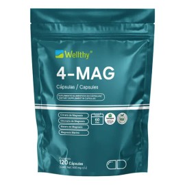 Mag 120 Cápsulas Wellthy Mezcla Magnesio Dias