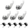 XINMEIWEN 5 Pieces Cabinet Cam Lock Set Keyed Alike 20mm