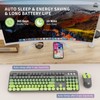 FOPETT Wireless Keyboard and Mouse Combo, 104 Keys Full-Sized 2.4