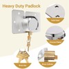 2 Pack Van Door Padlock Keyed Alike Heavy Duty Solid