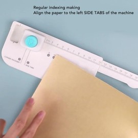 Tab Punch DIY Index Tabs Punch Board for Scrapbooking, Journaling Tabs, Multifunctional Scrapbook Tag Making Machine with 30 40 50 60mm Sizes