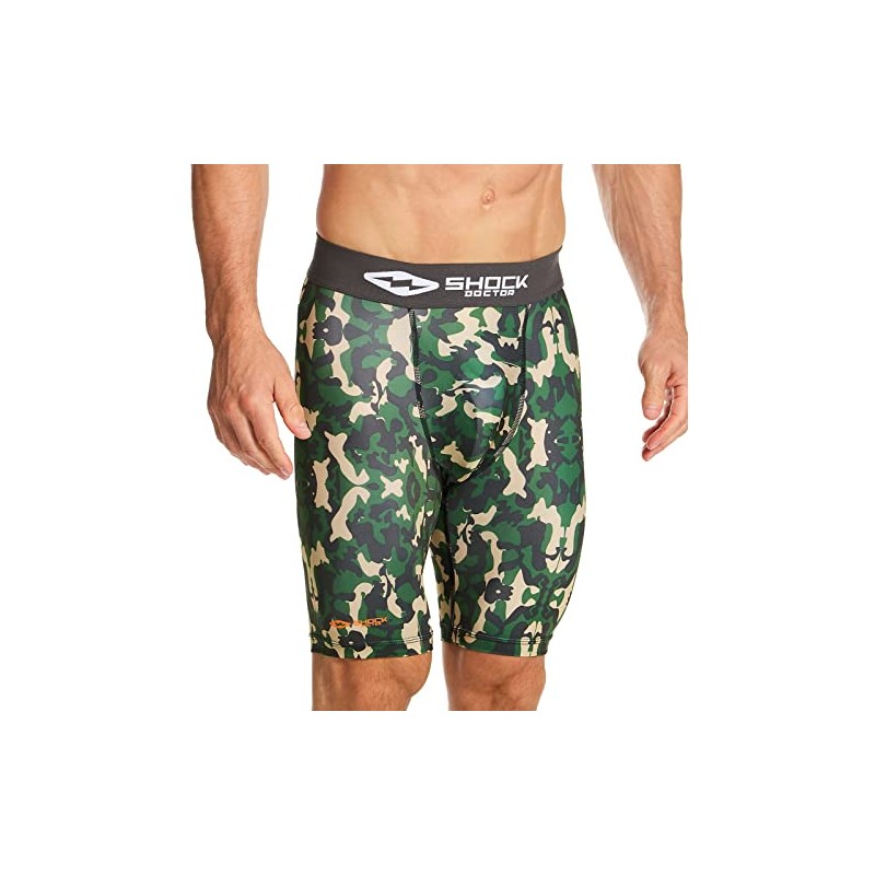 Shock Doctor Unisex Supporter, Compression W/Athletic Cup, Adult Compression Shorts,