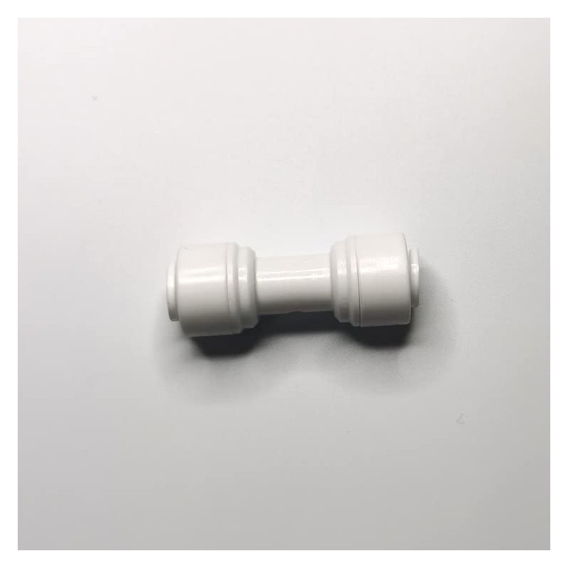 Malida 1/4" OD to 1/4" OD push fit straight union