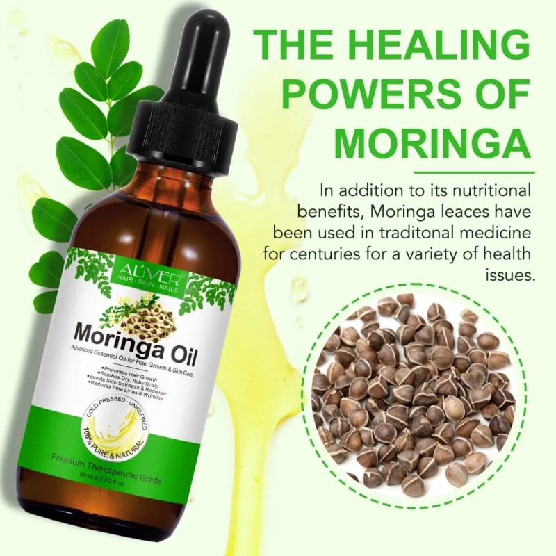 Aceite Moringa Anti Acne+ Estrías +cicatrices+ Cabello Seco Moringa