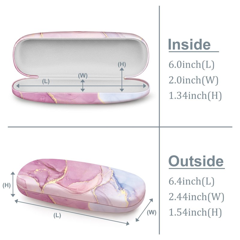 Fintie Hard Case Glasses Case, Portable Hard Glasses Case with