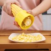 Corn Cob Stripper Stainless Steel Corn Peeler Splitter Remover Quick