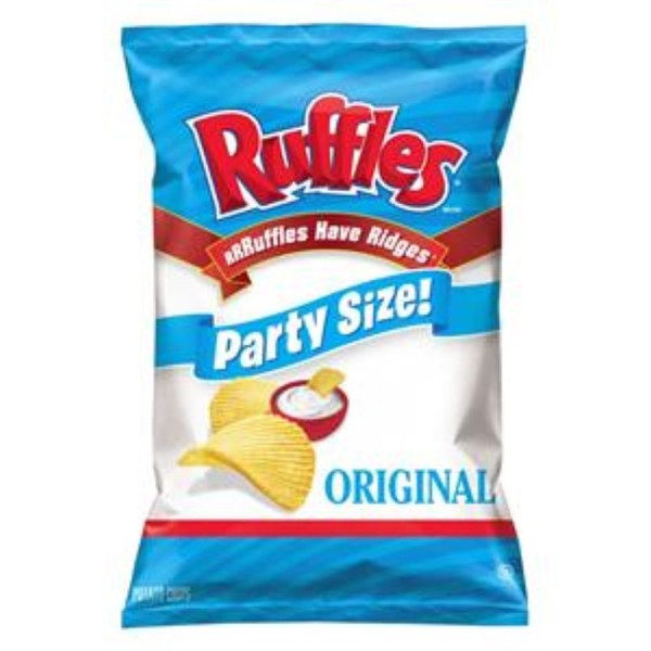Ruffles Frito Lay, Ruffles, Potato Chips, 14.5oz Bag (Pack of
