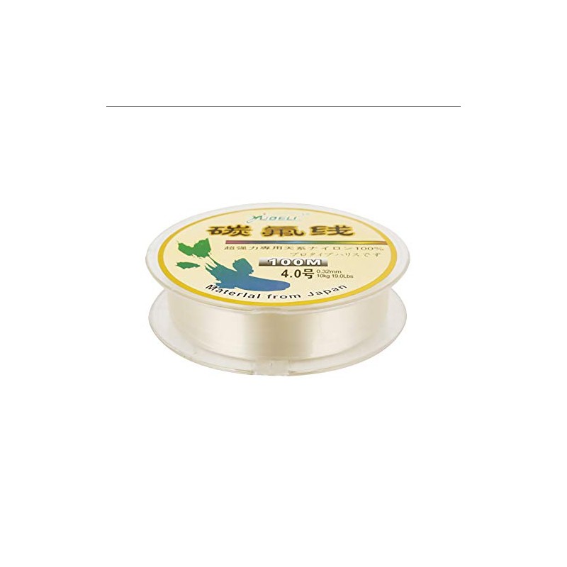 Fishing Line Fluorocarbon Leader Wheel Clear Nylon Monofilament 7.39KG/16.29LB 0.30mm